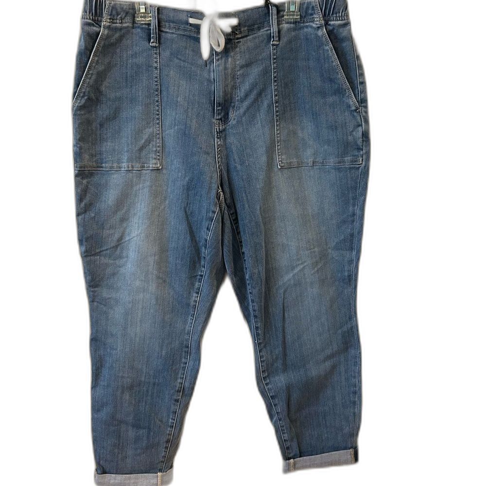 Judy Blue Light Blue Cropped Ankle Jeans - Size 18 - NWT